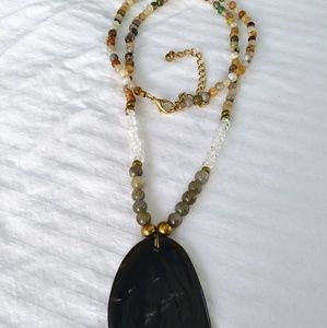 Handmade Natural Gemstone Pendant Necklace